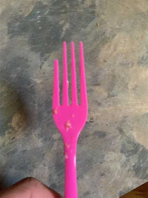 accidentally swallowed small piece of plastic fork|More.